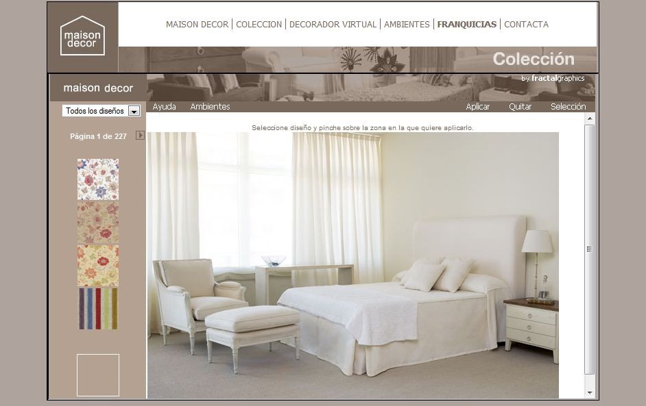 Elige tus tapicerías con Maison Decor