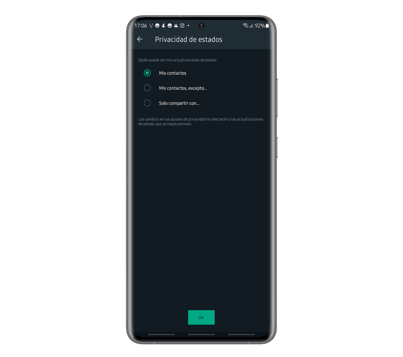 So you can know who has seen your WhatsApp statuses GEARRICE