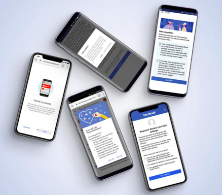 "Engañados por defecto", acusan a Google y Facebook de manipular a los usuarios para que compartan sus datos a pesar de la GDPR