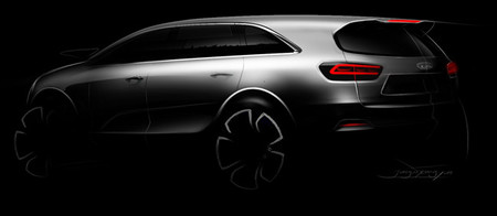 El Kia Sorento 2015 se deja ver en bocetos