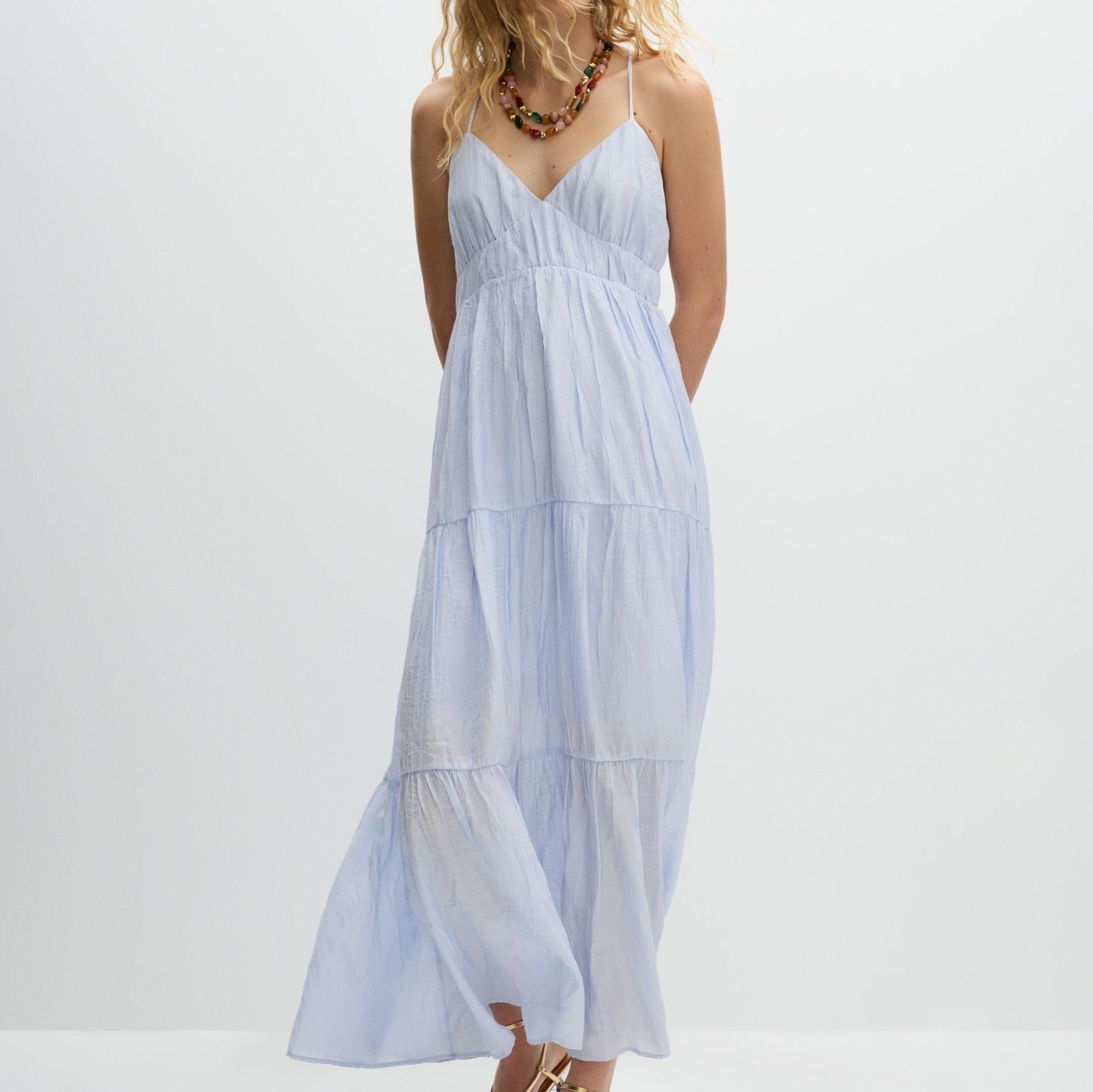 Vestido midi paneles

