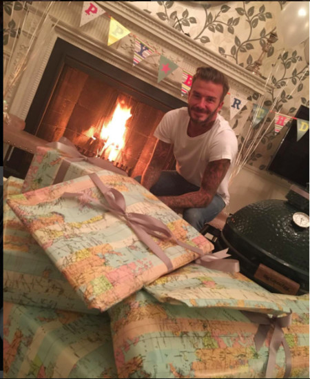 Poprosa y su familia le desean Feliz Cumpleaños a David Beckham