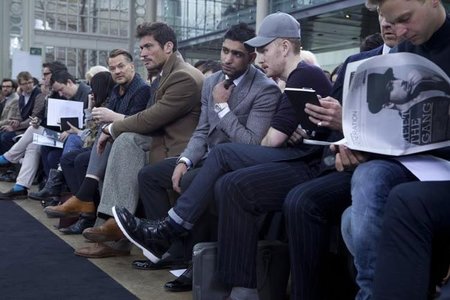 David Gandy da una lección de estilo en el desfile de Topman Design de la Semana de la Moda de Londres
