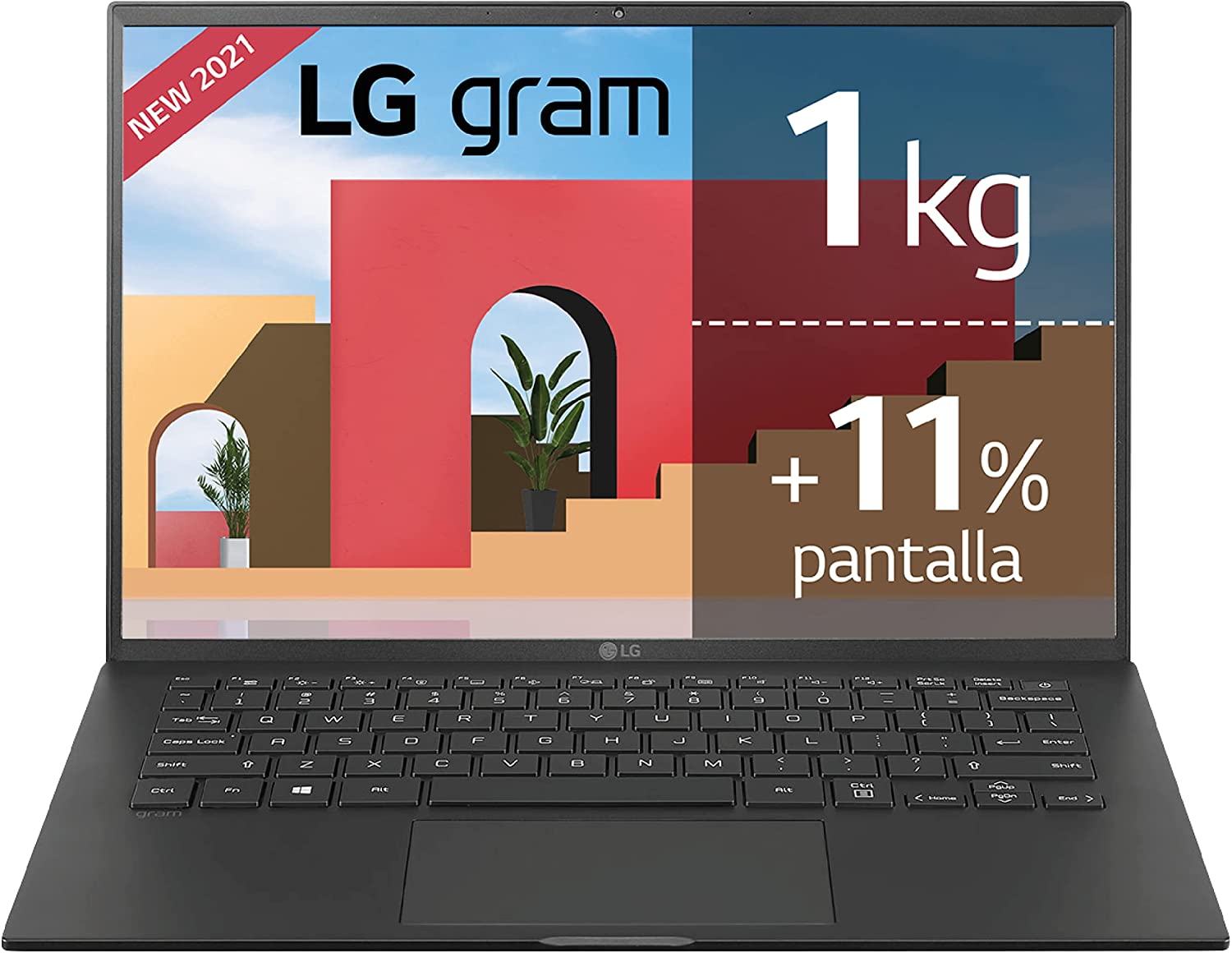 Portátil LG Gram 14Z90P, i7, 16GB, 512GB SSDD