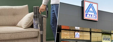 El sábado, 19 de septiembre, llega a Aldi (por 59,99 euros) esta aspiradora vertical con luz verde y 130 W 
