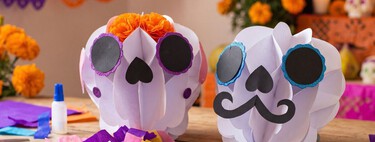 Cómo hacer calaveras colgantes: solo necesitas papel para decorar tu casa en Día de Muertos 
