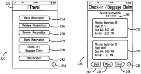 Apple patenta una aplicación dedicada a viajar, iTravel