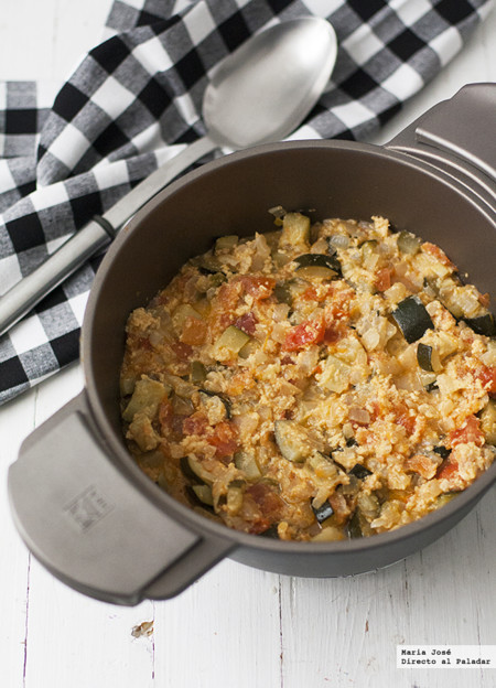 Pisto a la bilbaína. Receta