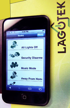 Lagotek presenta su sistema de control domótico para iPhone