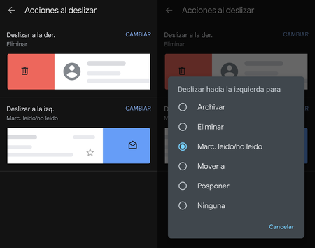 Gmail en moviles Android