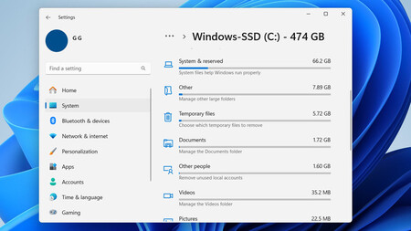Windows 11s Storage