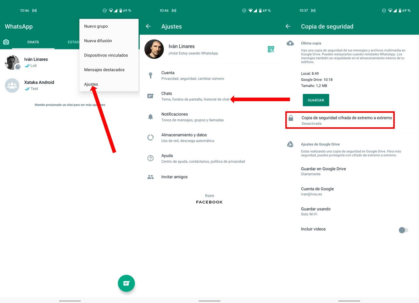 WhatsApp estrena las copias de seguridad cifradas: así puedes proteger ...