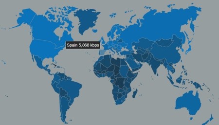 Si tu conexión es mayor de 3,3 Mbps, estás por encima de la media mundial