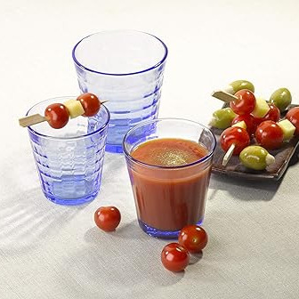 Set De Vasos Duralex Picardie Cristal Azul 6 Unidades (25 Cl) 