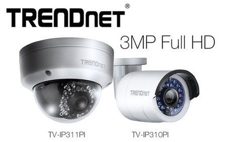 TRENDnet presenta dos cámaras de vigilancia con grabación de 3MP y Full HD