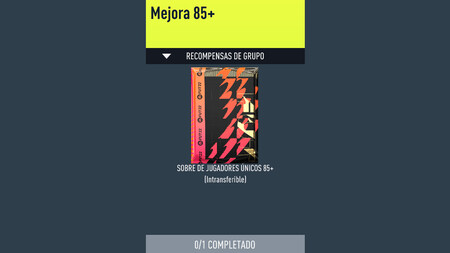 Desafío SBC Mejora 85+ en FIFA 22: soluciones baratas y sin lealtad