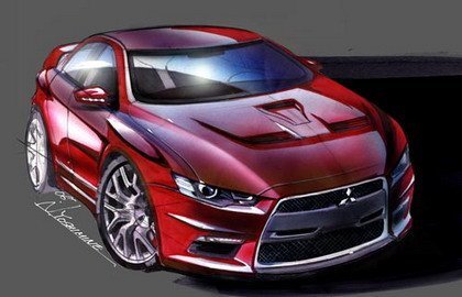 Mitsubishi publica los dibujos del Evo X