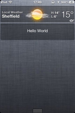 iOS 5 podría albergar widgets de terceros, aunque no de forma oficial