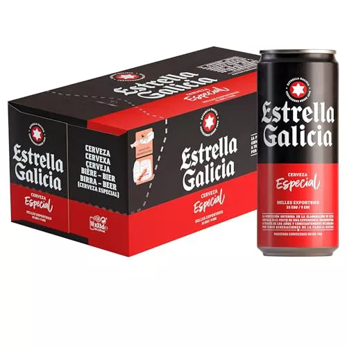 Estrella Galicia Especial Frigopack - Cerveza, 10 x 33 cl latas