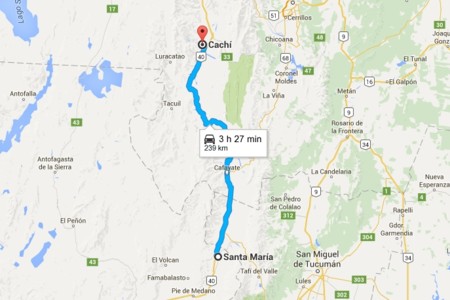 Tramo Santa Maria Cachi