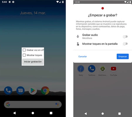 Android 10 の隠しスクリーン レコーダーと Android 11 DP2 の新しいスクリーン レコーダー
