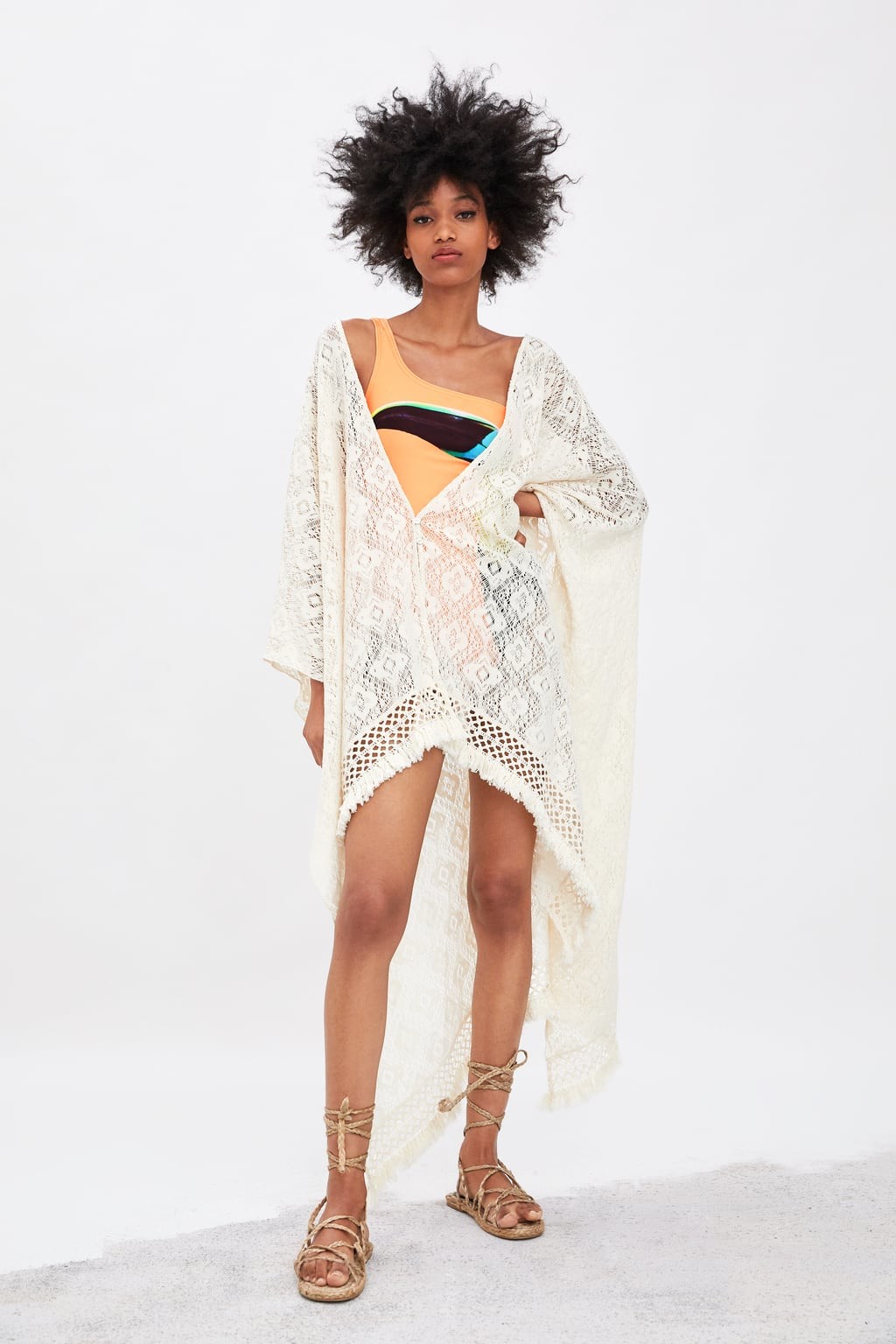 Kaftan Mujer Playa Vestido Kimono LikeJump Para Playa Kaftan