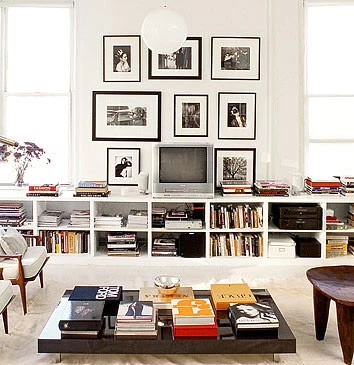Ideas decorativas: Una librería que no obstaculice la entrada de la luz
