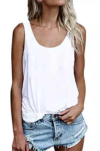Camiseta de verano sin mangas para mujer