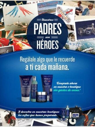 Kiehl's celebra el Día del Padre con envío gratis en su boutique online