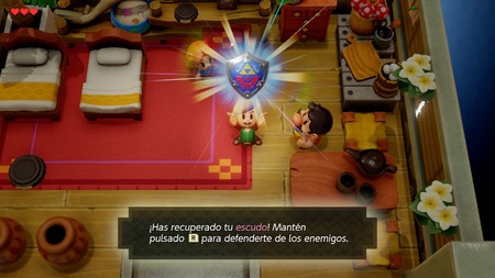 dónde y cómo conseguir todas las armas de Link, canciones de la ocarina y nuevos elementos 2 Escudo del despertar de Link