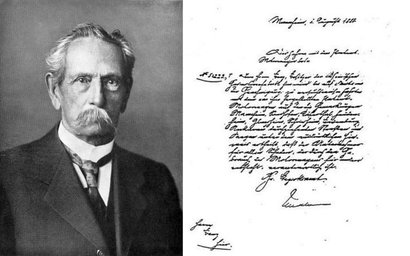 El primer permiso de conducir de la historia, cuando el gran duque de Baden tuvo que proteger a Karl Benz de sus airados vecinos