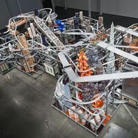 El "Scalextric" del infierno: hasta 1.100 coches moviéndose sin descanso en esta maqueta de Los Ángeles