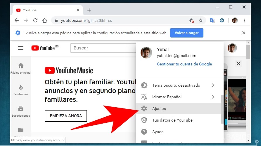 Cómo desactivar y bloquear las notificaciones de YouTube