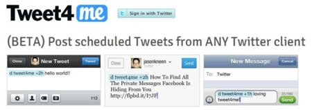 Tweet4me, una aplicación para programar lo que tuiteamos