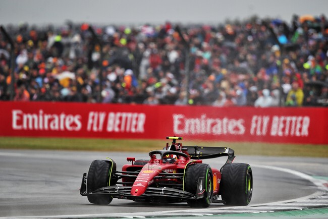 Carlos Sainz Silverstone F1 2022