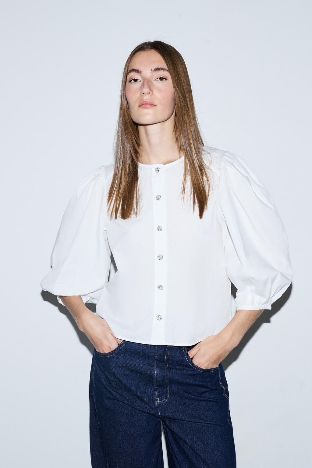 Camisa joya abullonada