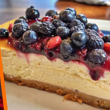 Cómo hacer un pay de queso horneado con frutos rojos, con la receta y los trucos de la chef Paulina Abascal