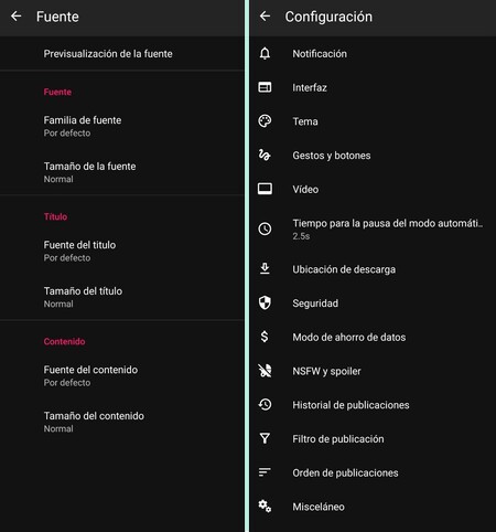 Configuracion Y Fuente