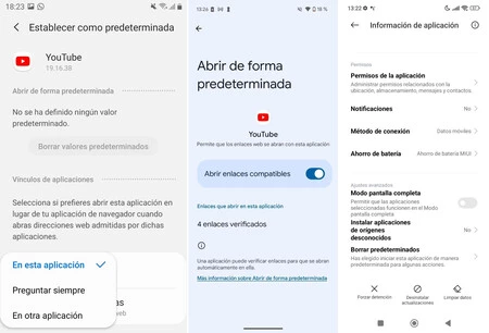 One UI、Android on a Pixel、MIUI でリンクを開くための設定