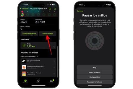 一時停止リング