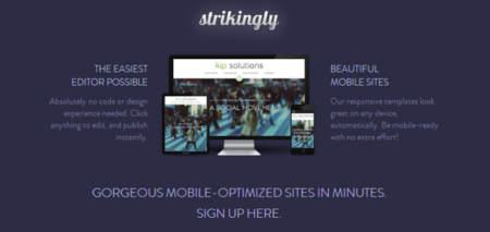 Strikingly, creando una Web personal en minutos