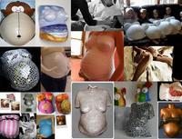 Panza de nueve lunas, una escultura del embarazo decorada a tu gusto