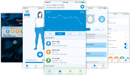 WaterMinder para iOS es la app que te anima a mantenerte hidratado cada día. App de la Semana
