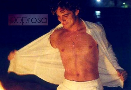 David Bisbal de gira nudista en el 2010