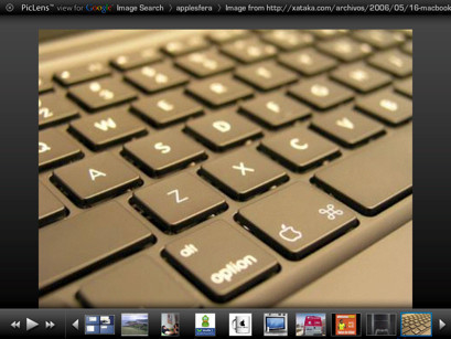 PicLens, visualiza a pantalla completa las imágenes en Safari