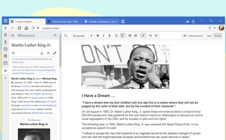Vivaldi es cada vez más que un navegador: su última versión incluye un completo gestor de notas ideal para la productividad