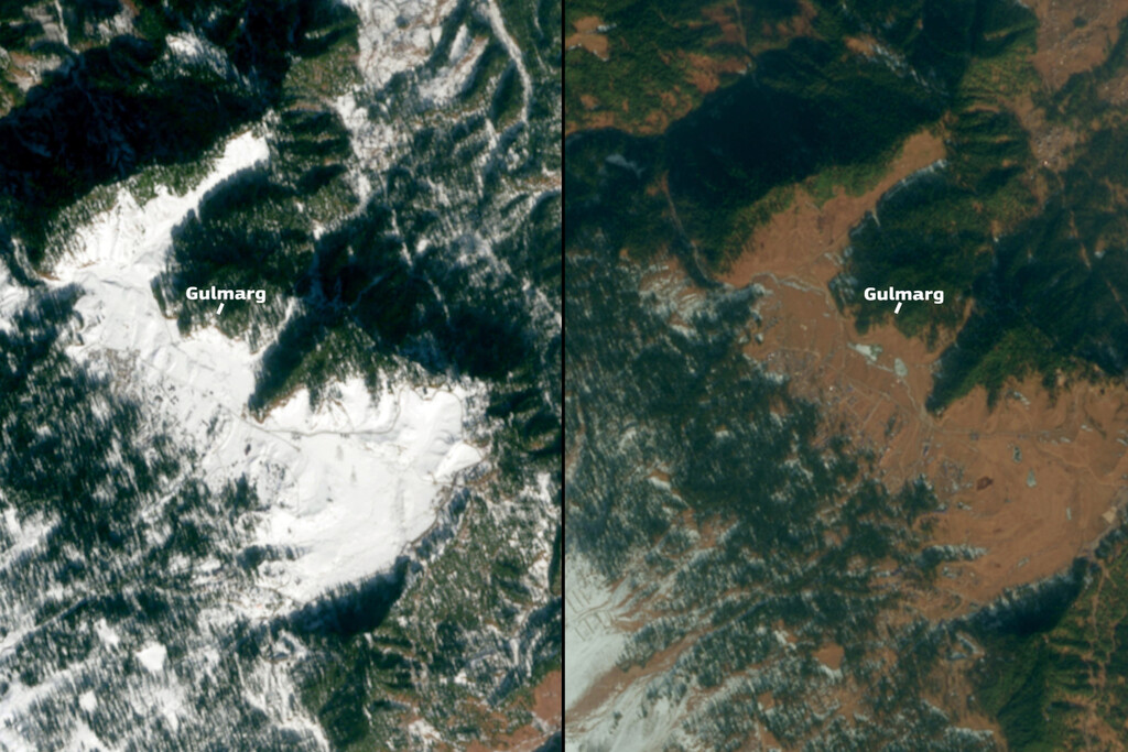 La falta de lluvias no solo está dejando sin nieve a las montañas españolas: también está secando el Himalaya