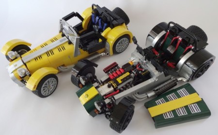 Ahora tú también podrás montar un Caterham Seven en tu salón, pero en Lego