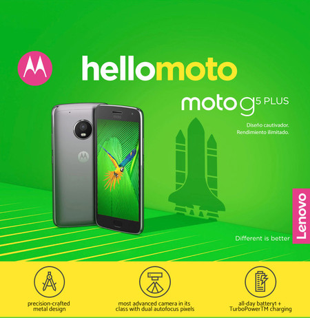 El Lenovo Moto G5 Plus de 32GB baja de precio: ahora 229 euros