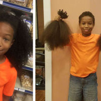 La preciosa historia de un niño de 8 años que dejó crecer su pelo durante 2 años para donarlo a los niños con cáncer